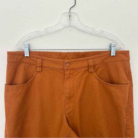 Salewa Fanes Utility Pant Gorpcore Outdoor Hemp Cotton Rust Size US36 XL- EU XXL - Picture 2 of 16